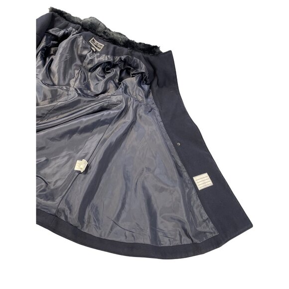 Rothschild Girls blue poly Blend Double Breasted Coat Size M SKU 9270 - Picture 15 of 16